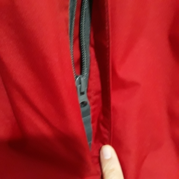 Eddie Bauer WeatherEdge Waterproof Lined Windbreaker Red Jacket Size  Me… - Picture 5 of 13